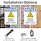 Signmission Crush Hazard Keep Clear OSHA Notice Sign, Plastic, 10in W x 14in L, 2PK OS-2PACK-NS-P-1014-V-10848 - alternate 4